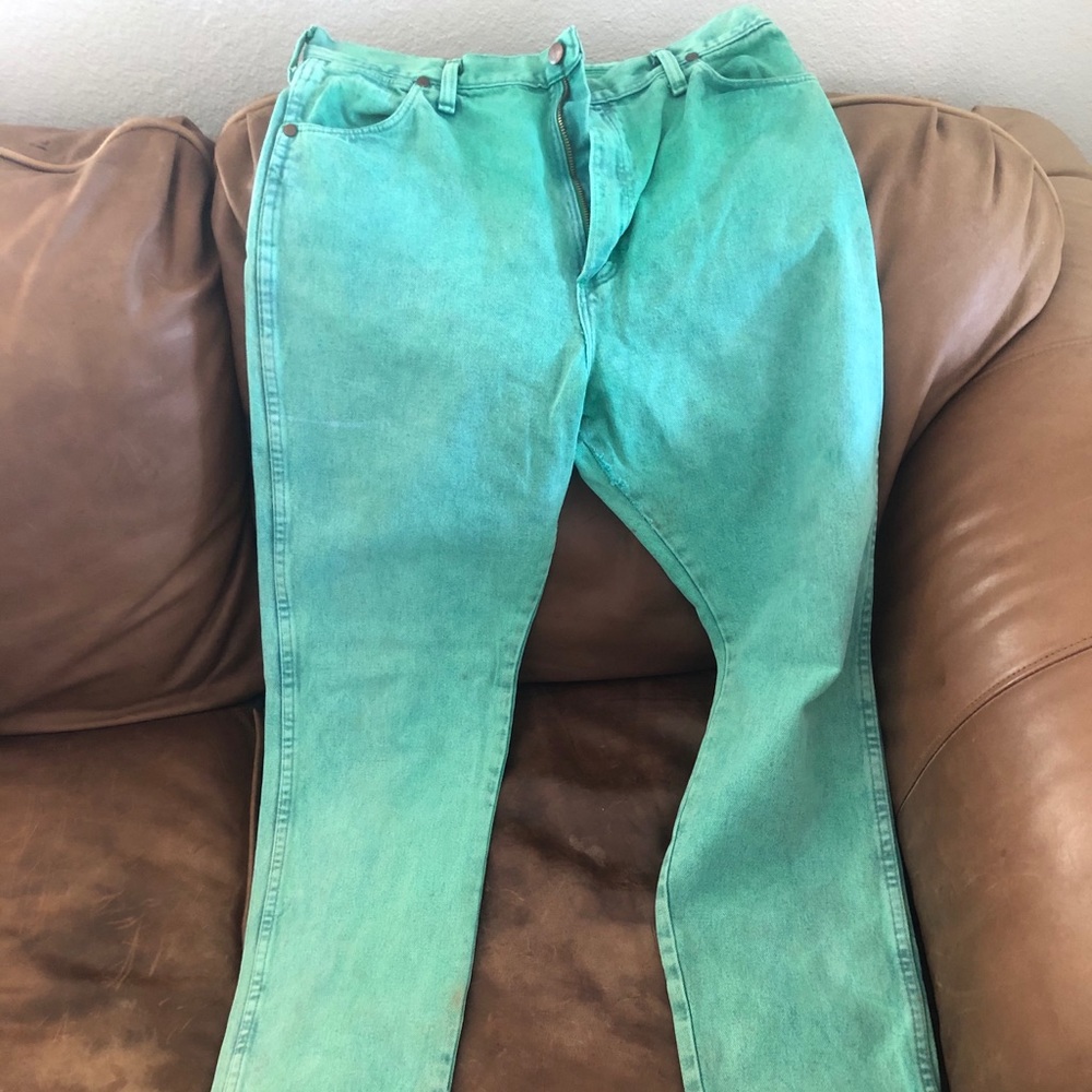 Vintage Green Wrangler Jeans